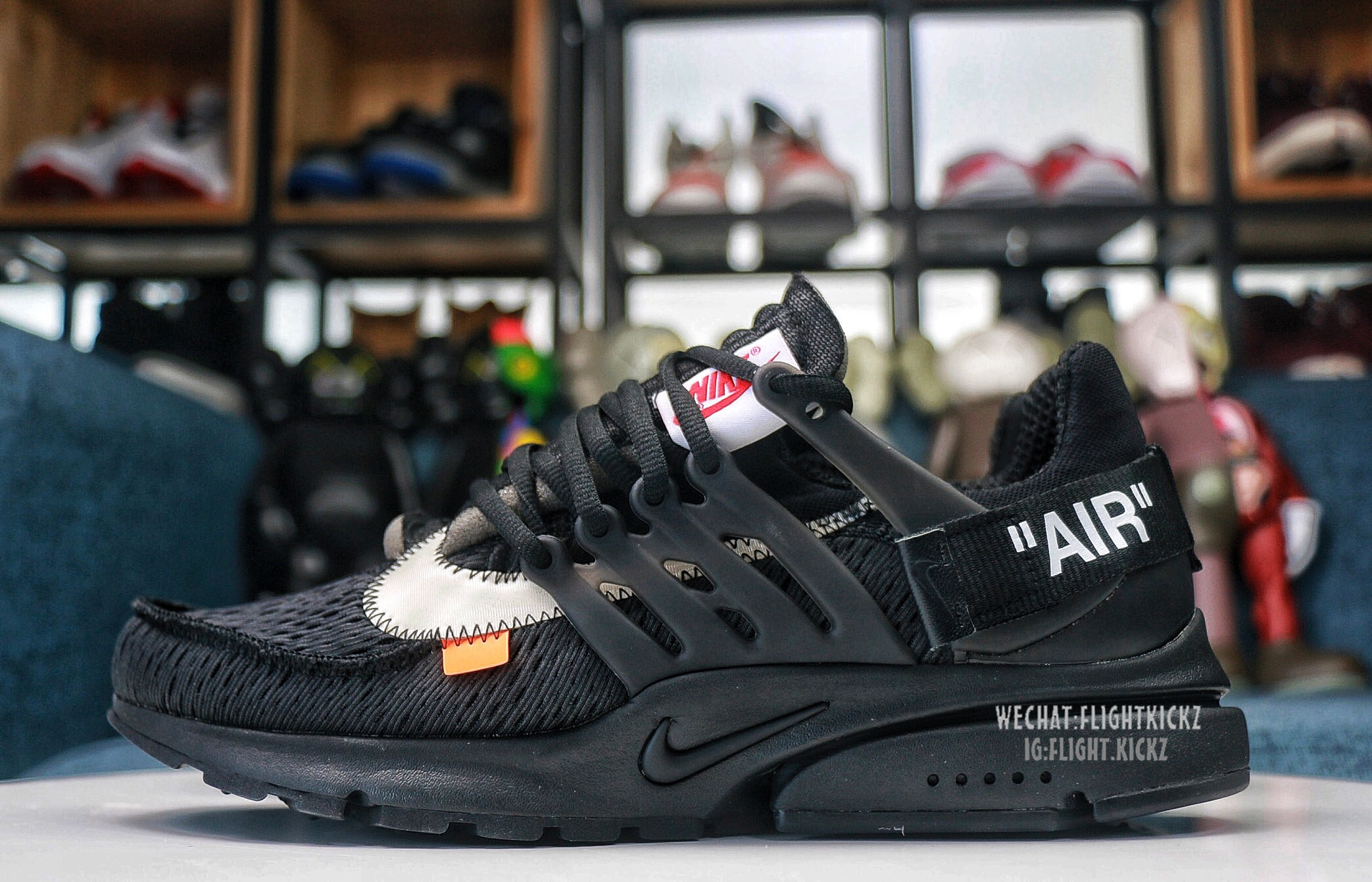 2018 Off White X Nike Presto Triple Black
