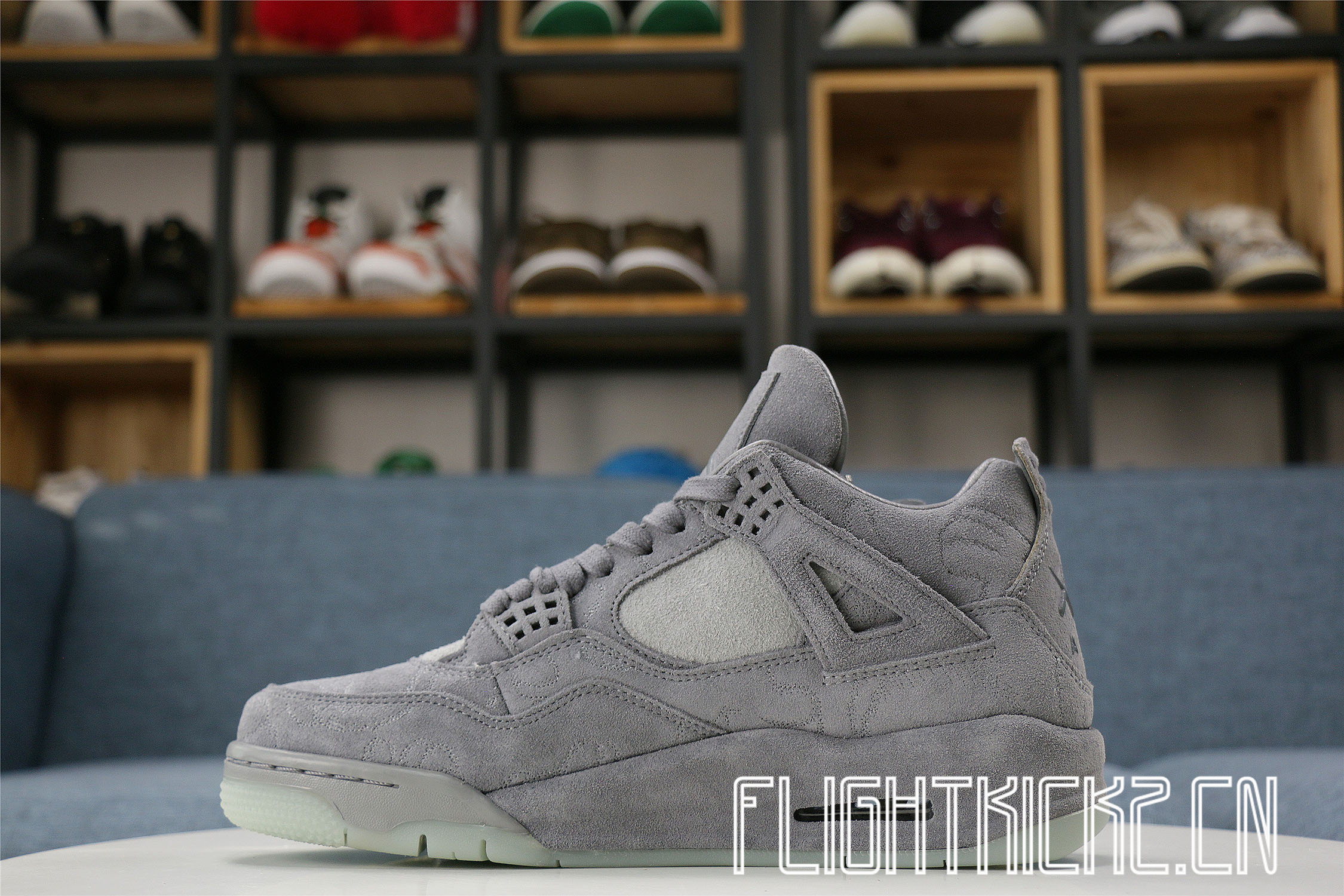 Kaws X Air Jordan 4 Retro Grey 2017 (LN5 A1 Batch)