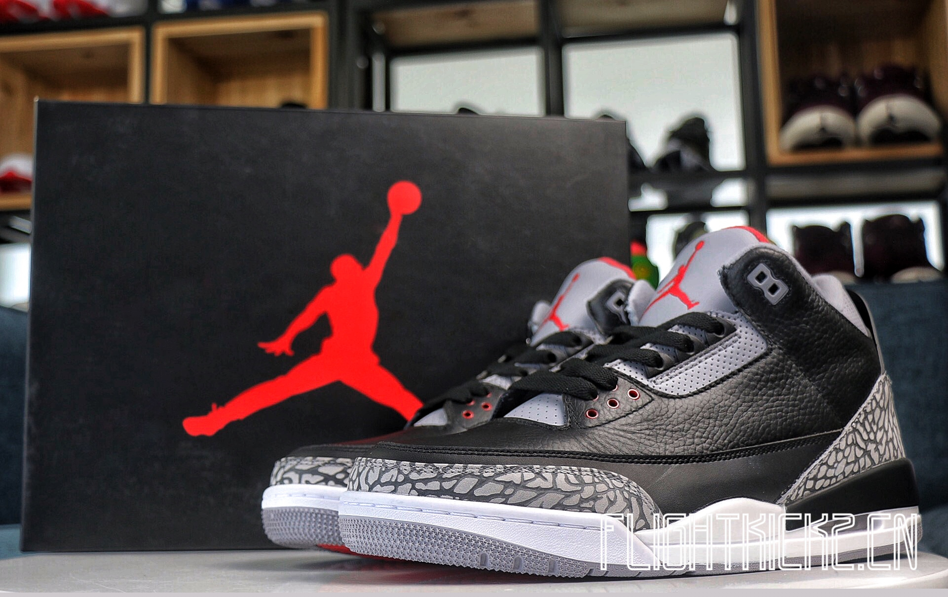 Air Jordan 3 OG Black Cement 2018