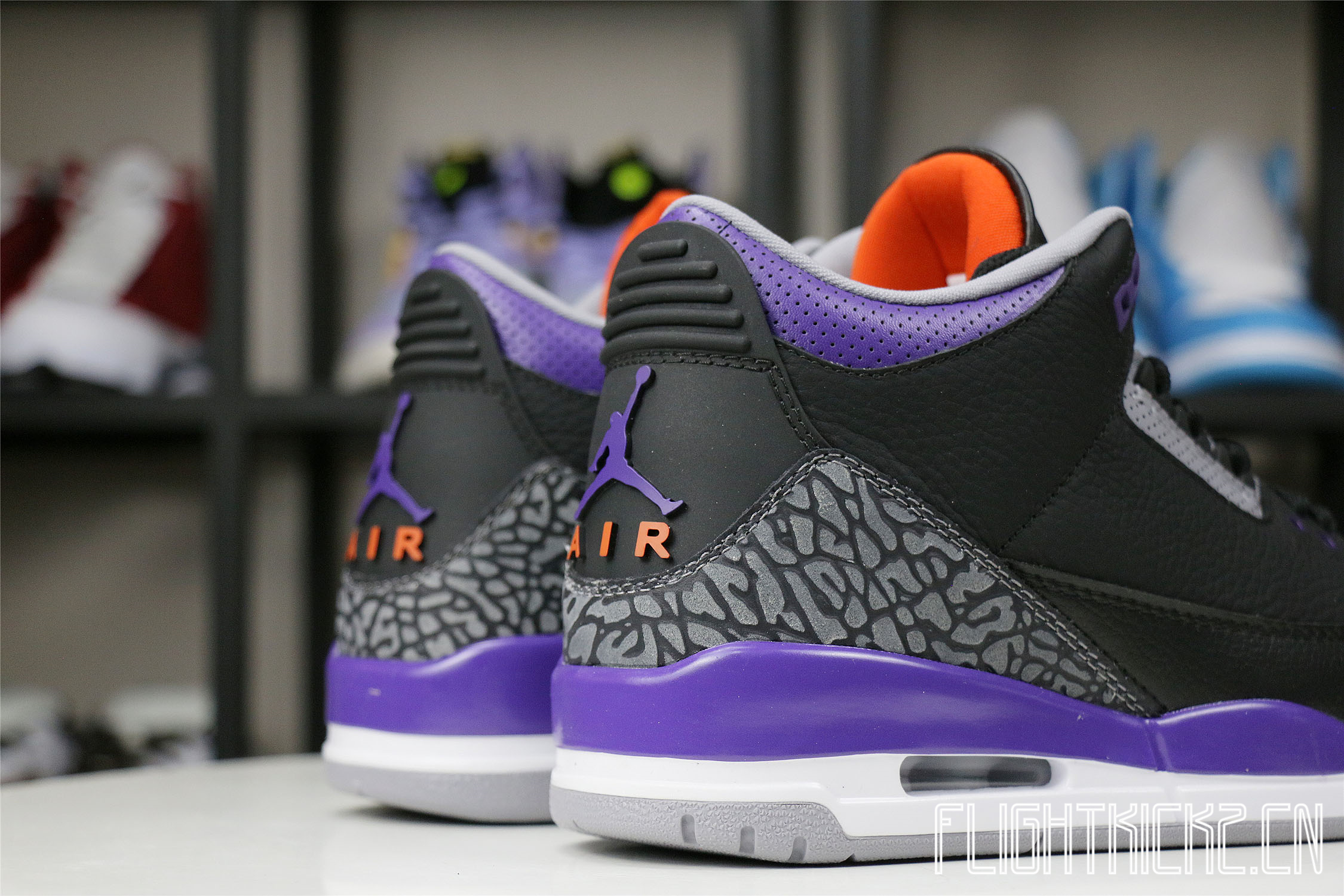 Jordan 3 Retro Court Purple