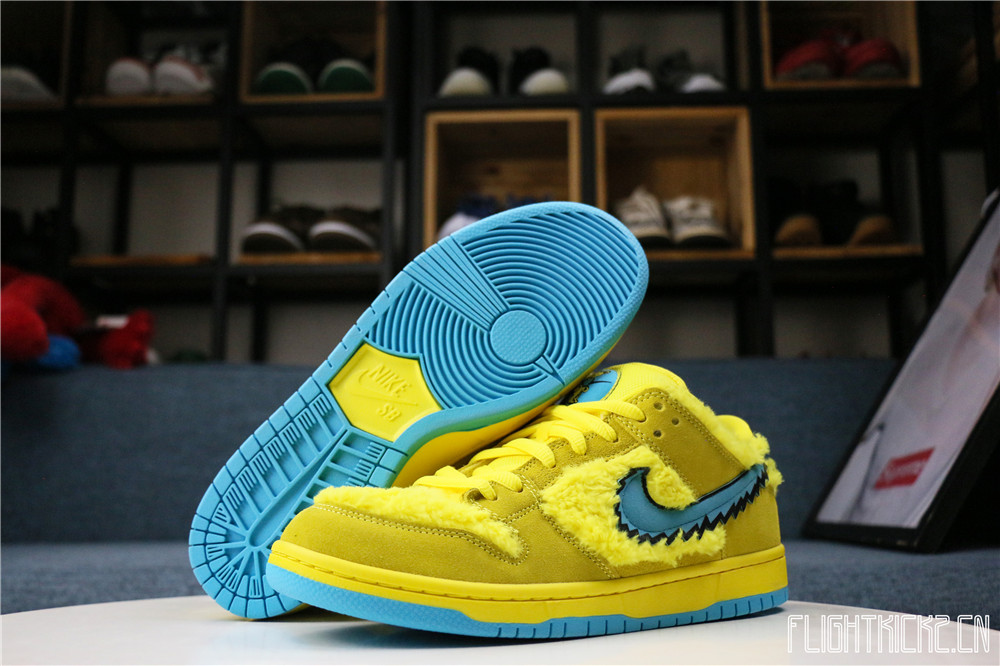 Grateful Dead x Nike SB Dunk Low Yellow