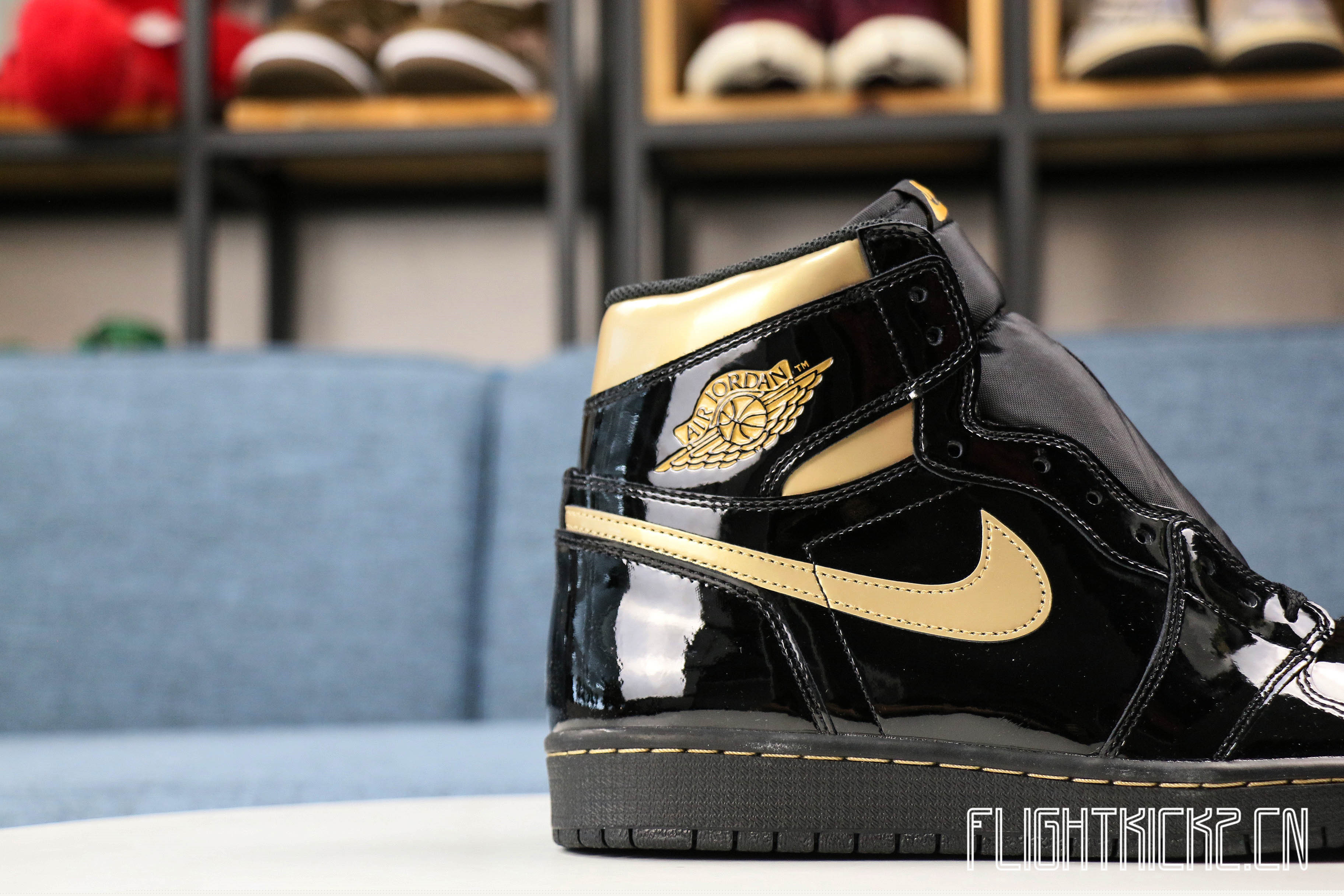 Air Jordan 1 Retro High OG in Black/Metallic Gold 2020