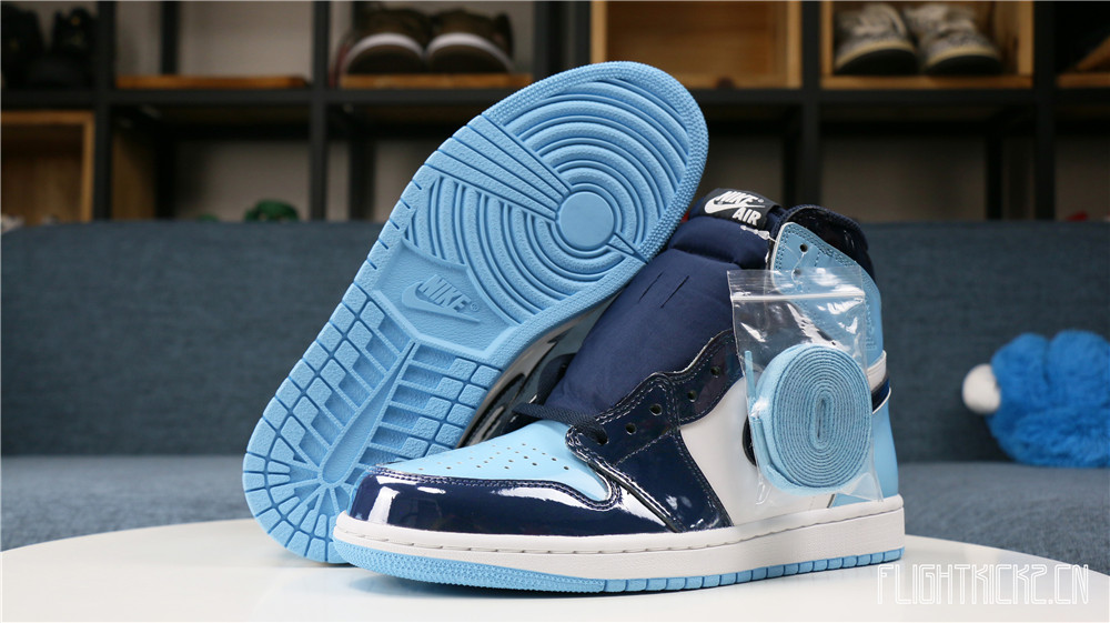 Air Jordan 1 UNC Patent Leather 2019( Based on Europe size)