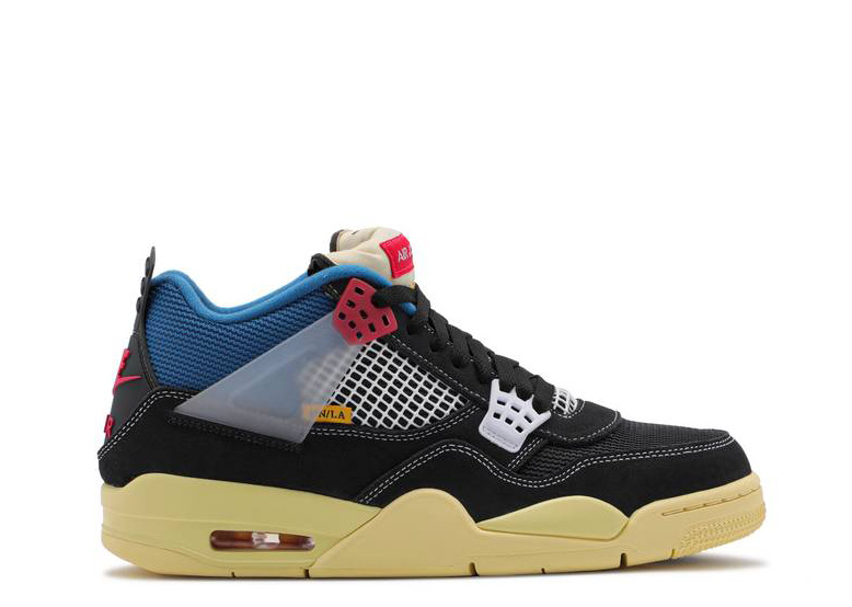 Union LA X Air Jordan 4 Retro Off Noir(GS) (LN5 A1 Batch)