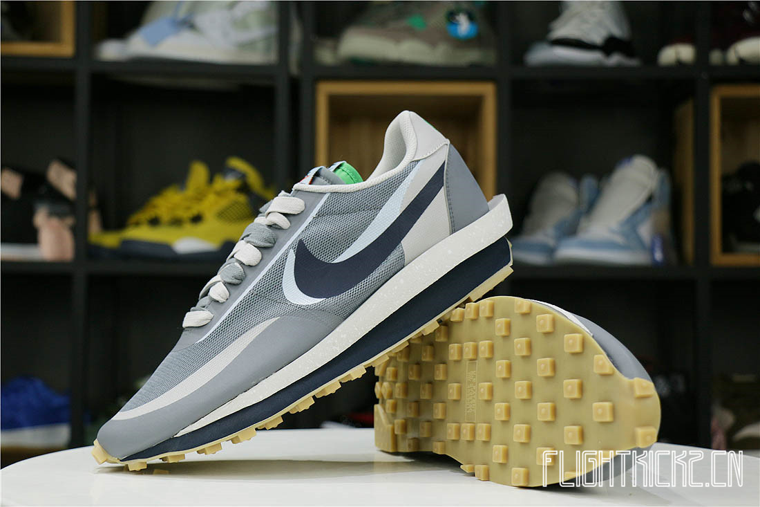 Nike LD Waffle sacai CLOT Kiss of Death 2 Cool Grey