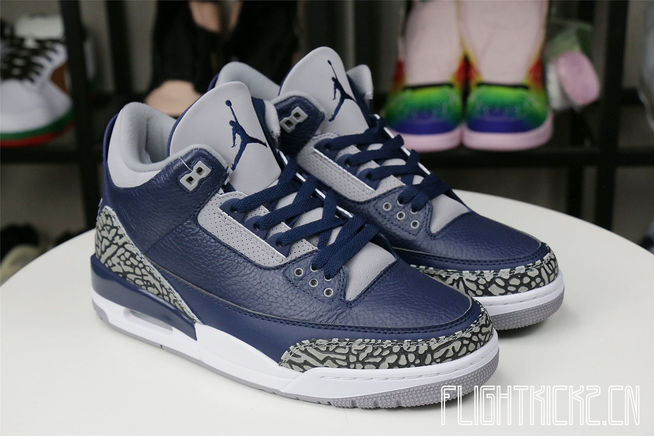 Air Jordan 3 Georgetown/Midnight Navy 2021