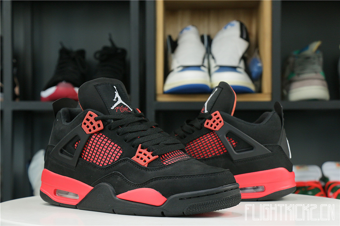 Air Jordan 4 Red Thunder 2021(LN5 A1 Batch)
