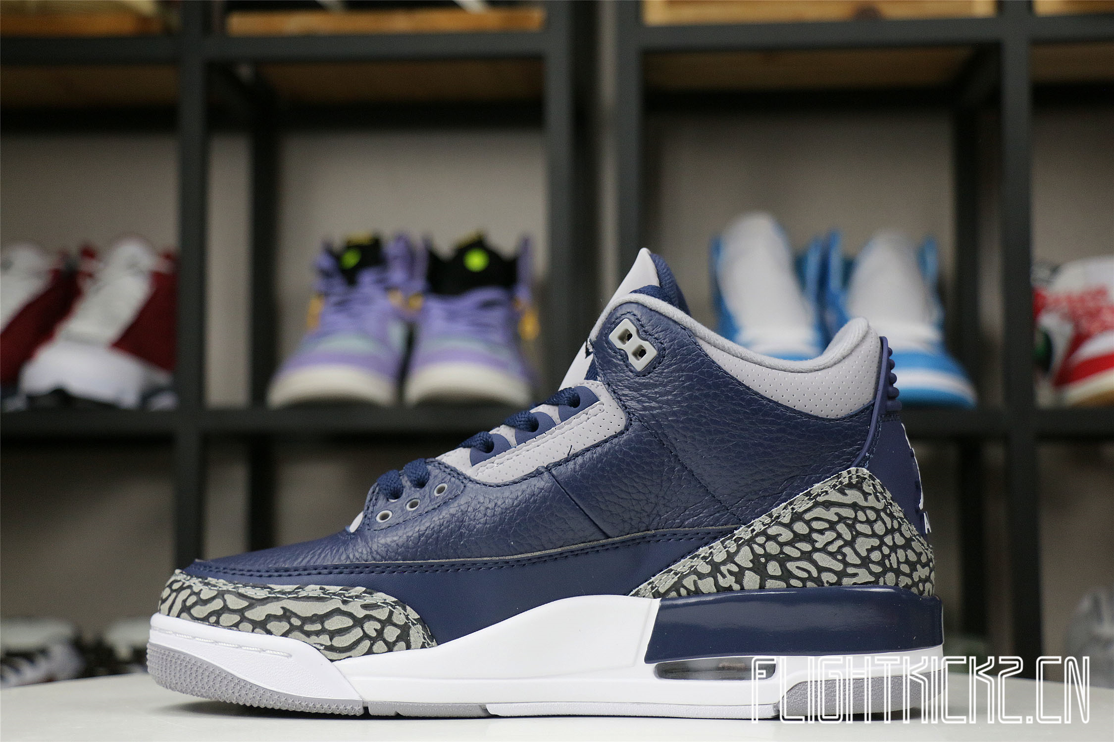 Air Jordan 3 Georgetown/Midnight Navy 2021