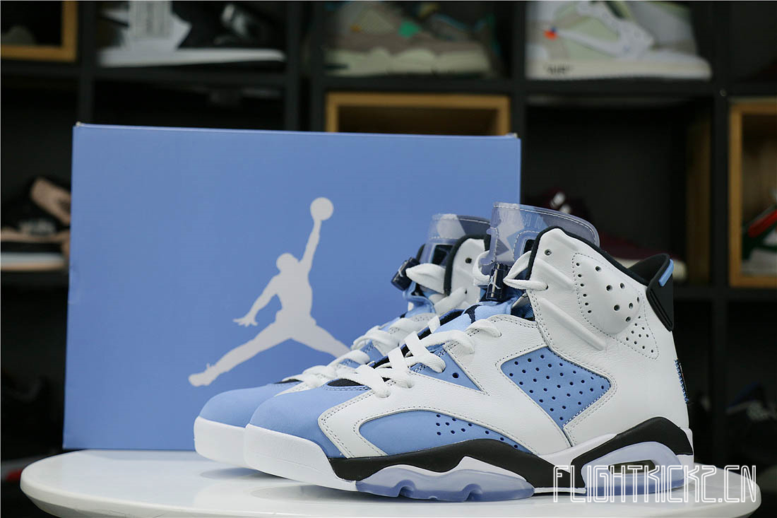 Air Jordan 6 UNC White