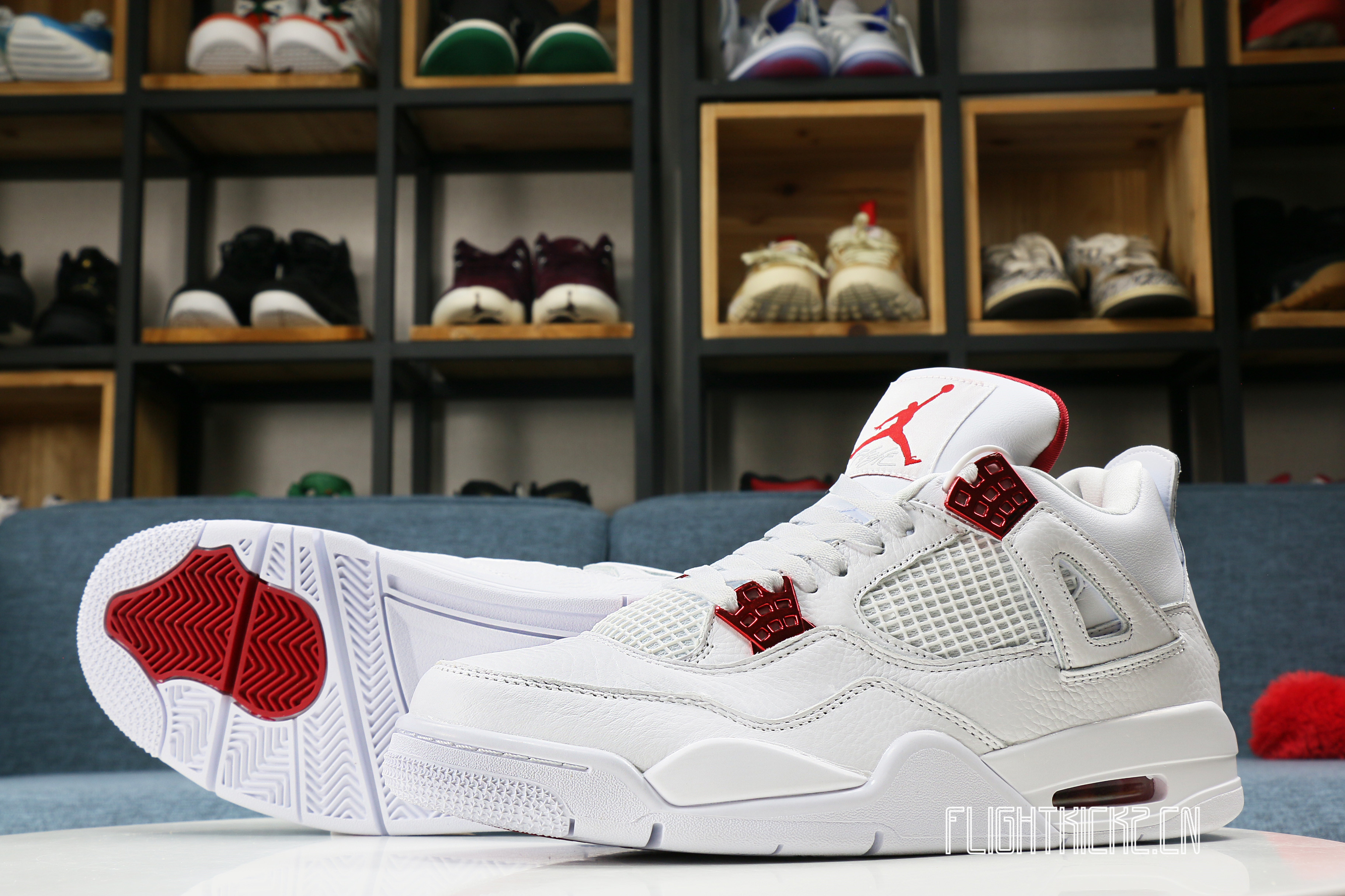 Air Jordan 4 Retro Red Metallic 2020(LN5 A1 Batch)