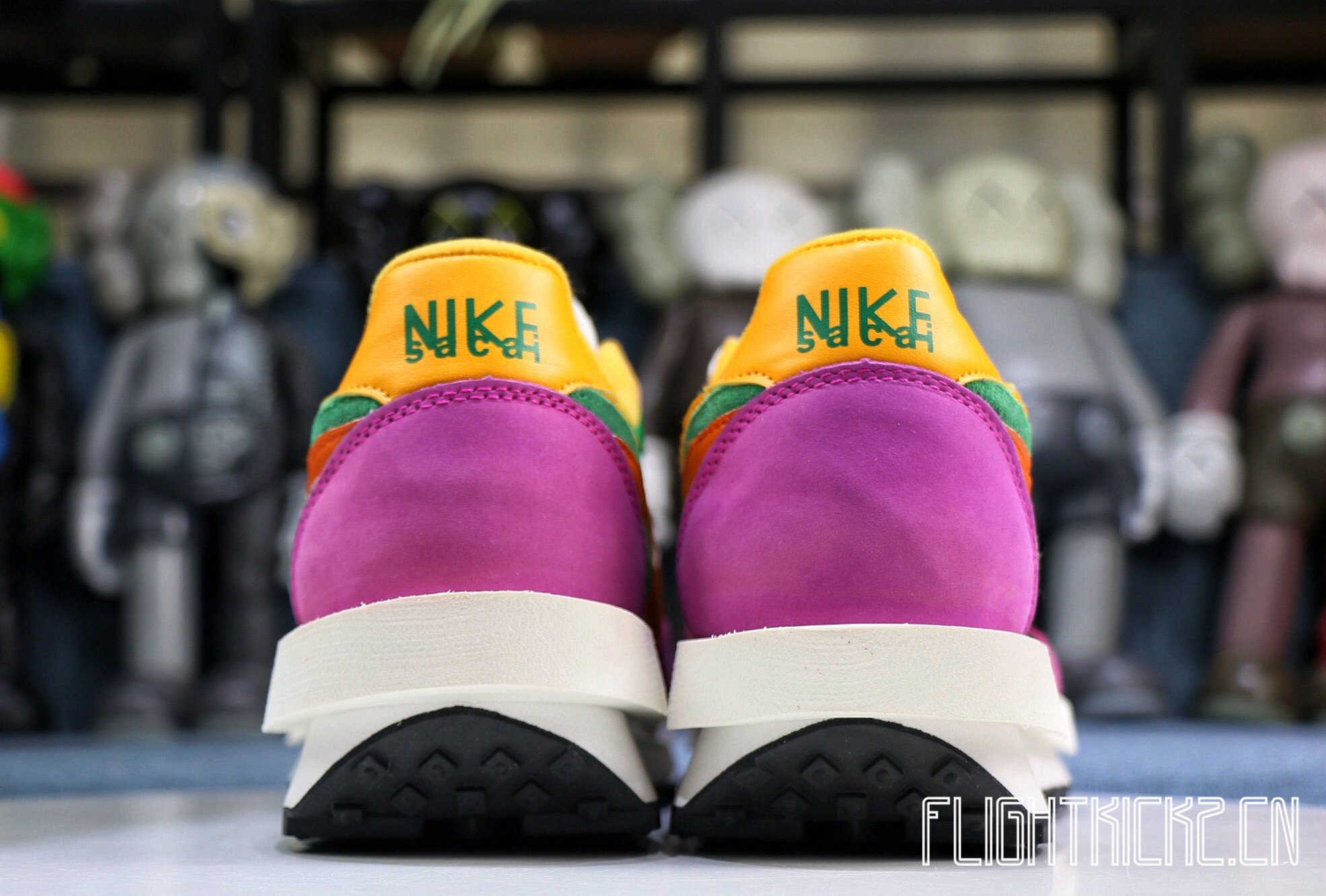 Nike LD Waffle Sacai Green Pink