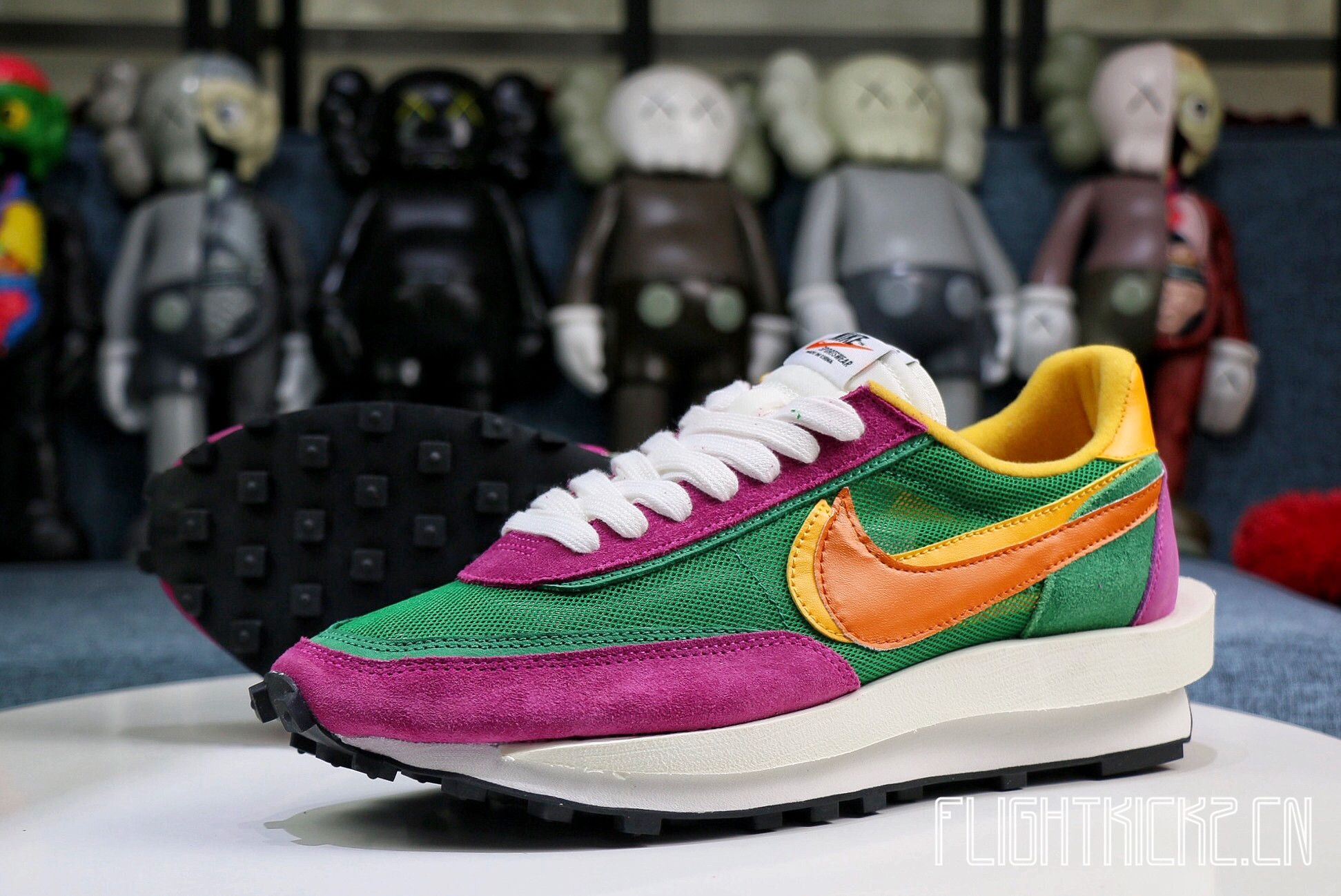 Nike LD Waffle Sacai Green Pink