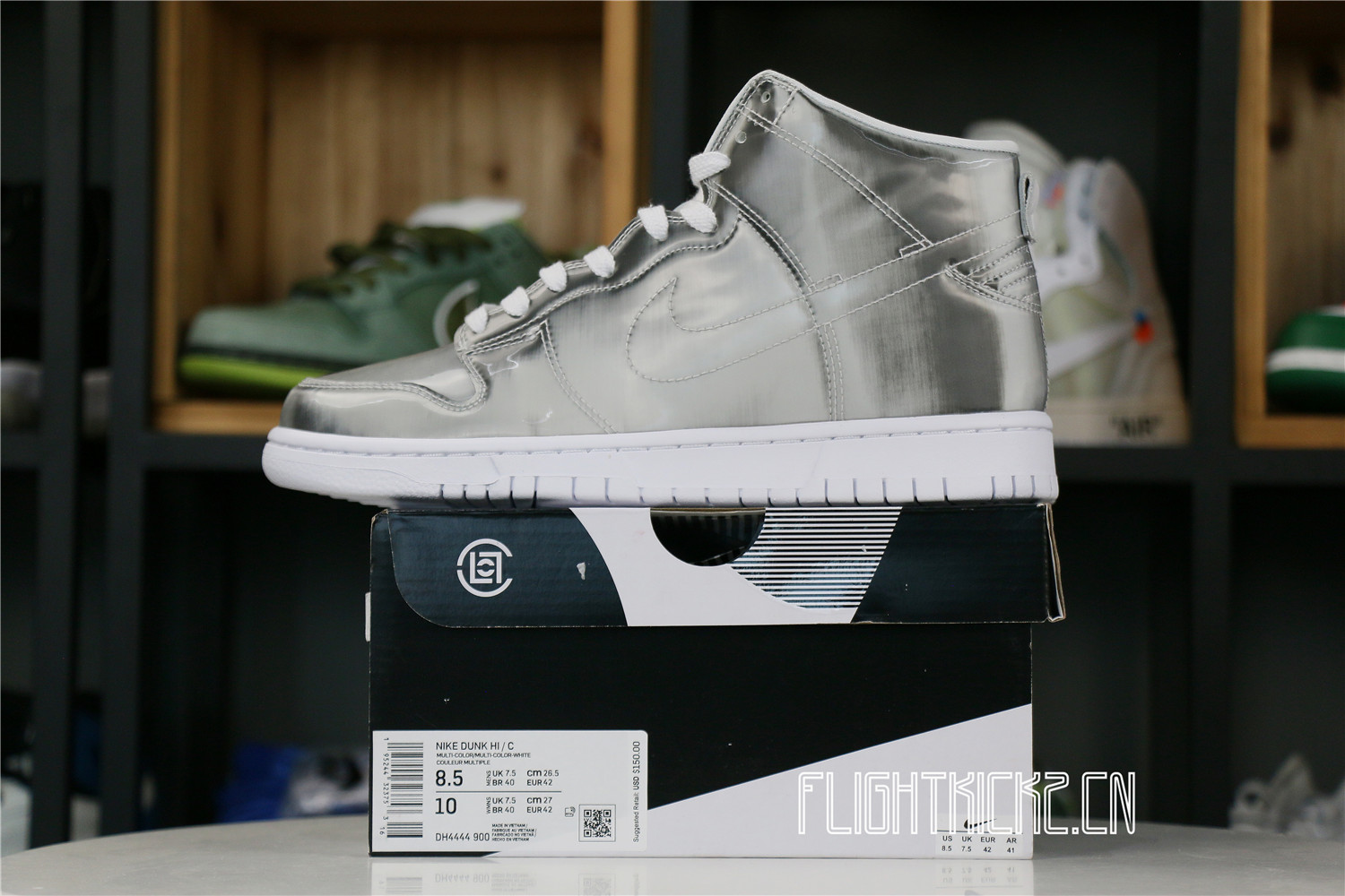 CLOT x Nike Dunk High Flux