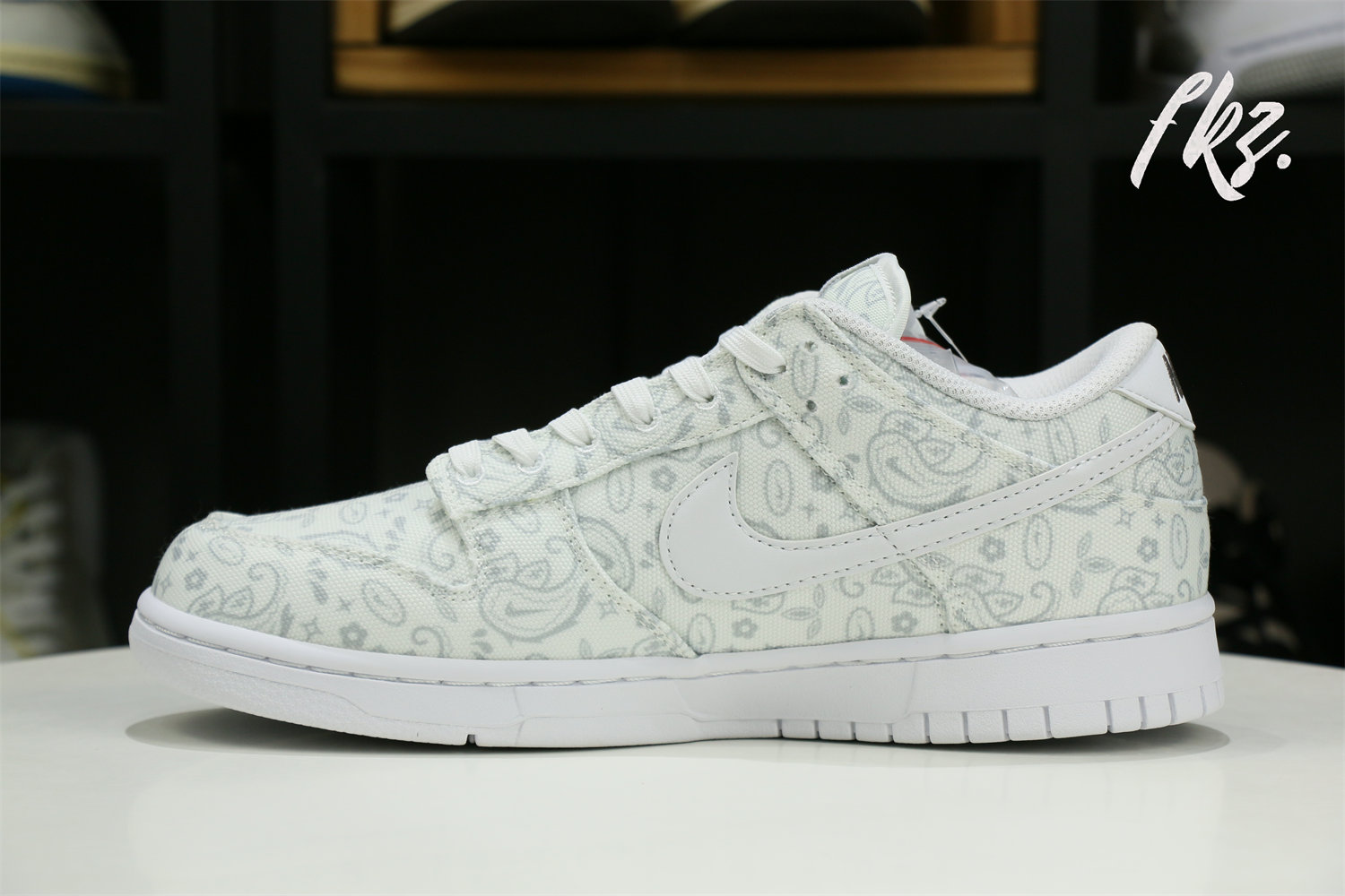 Nike Dunk Low White Paisley
