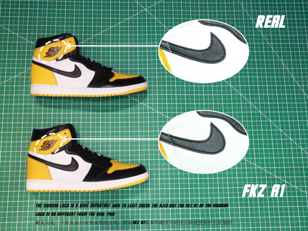 AIR JORDAN 1 RETRO HIGH OG Taxi/ ‘YELLOW TOE’ (LN5 A1 Batch)