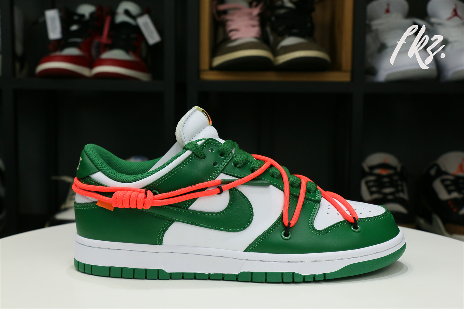 Off White X Nike SB Dunk Pine Green 2019(LN5 A1 Batch)
