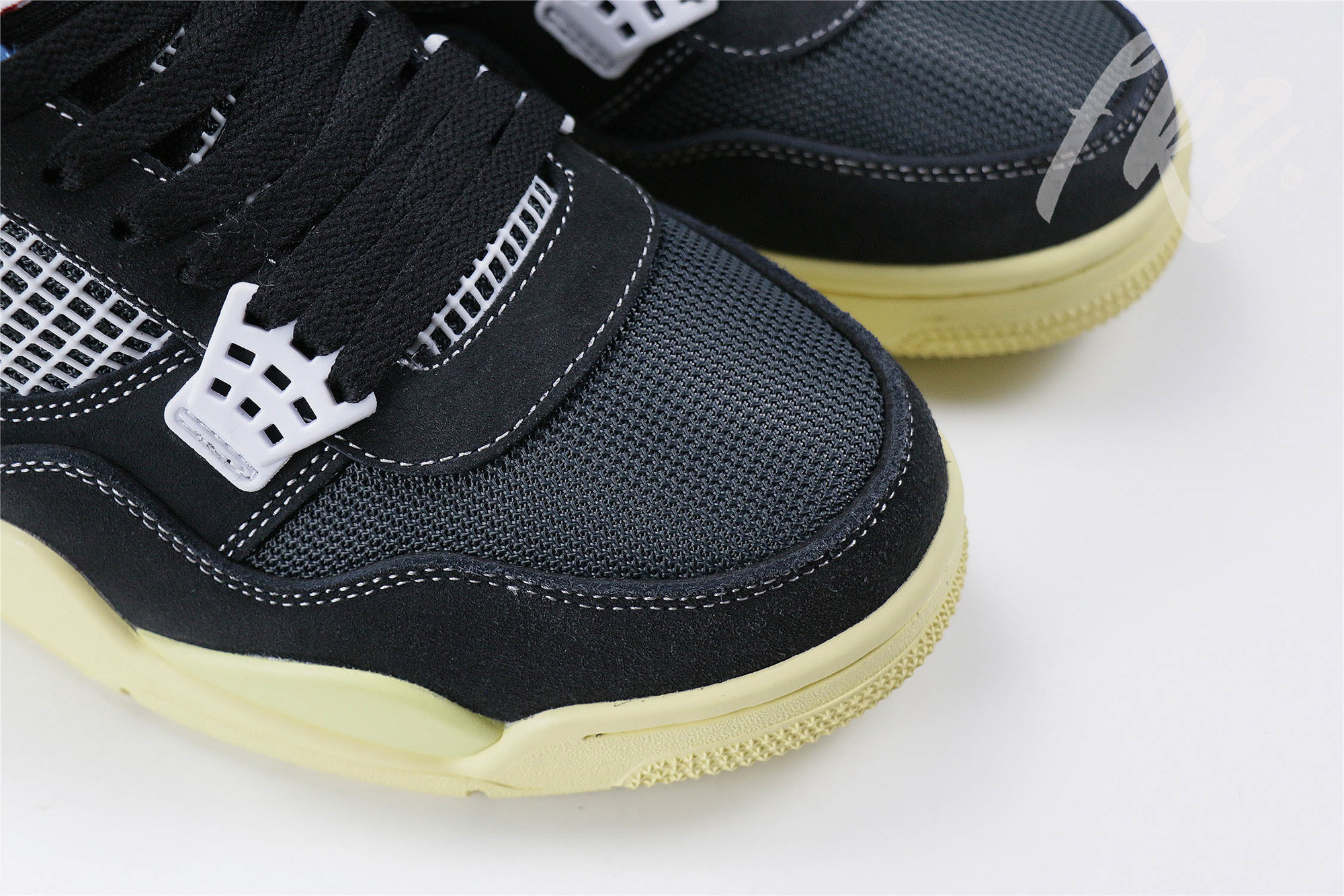 Union LA X Air Jordan 4 Retro Off Noir(GS) (LN5 A1 Batch)