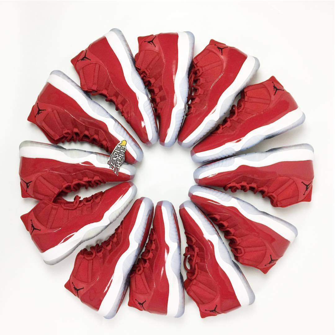 Air Jordan 11 Retro Win Like 96/Gym Red 2017 (LN5 A1 Batch)