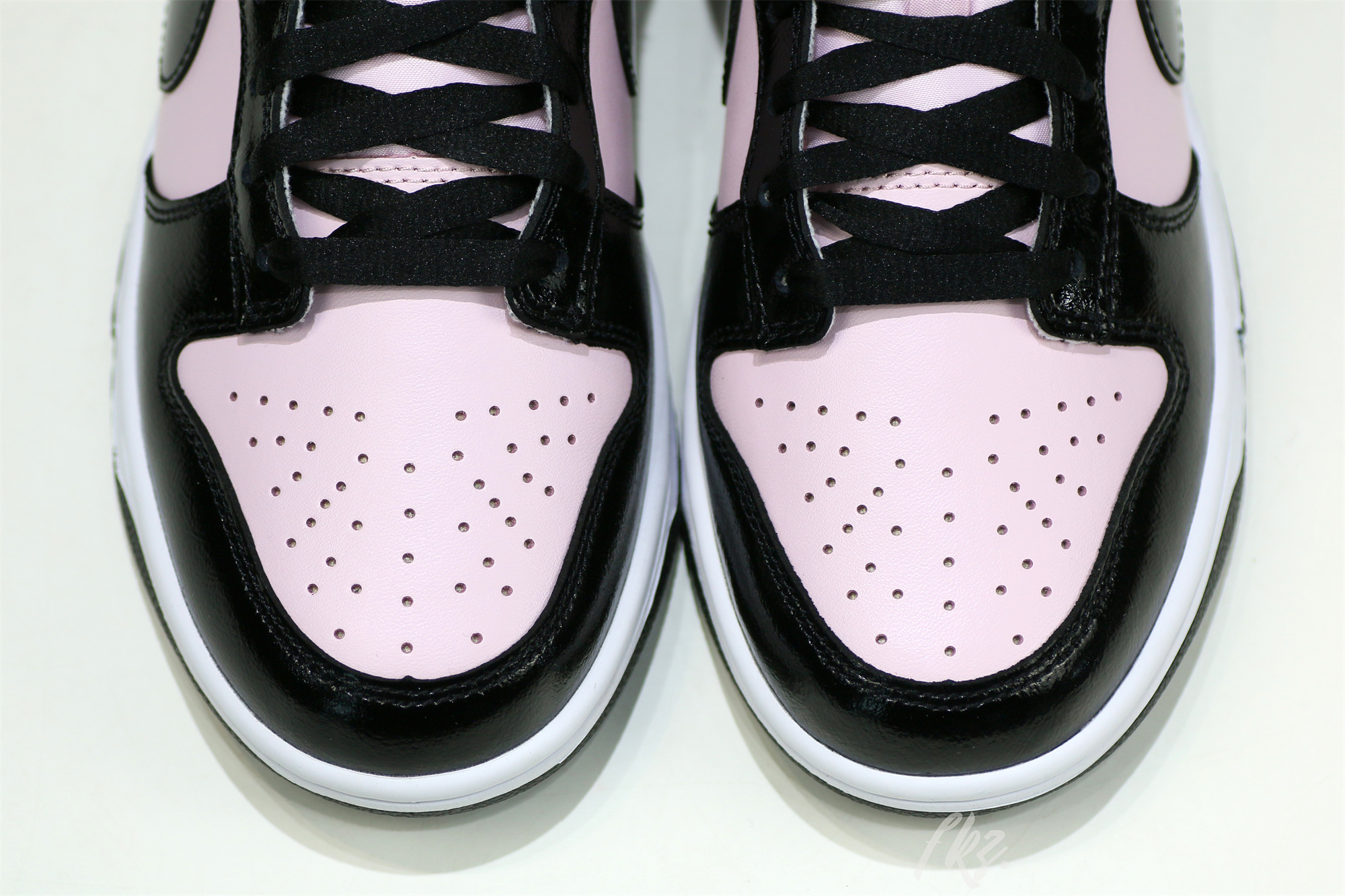 Nike Dunk Low Pink and Black Patent