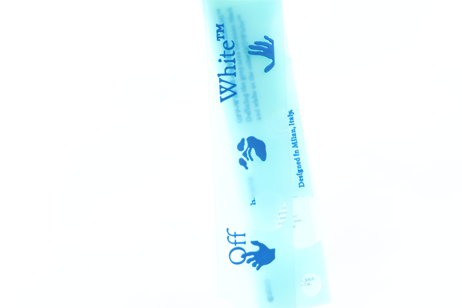 OFF WHITE Mohair Sweater Gradient