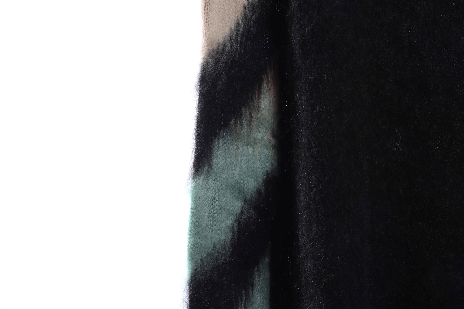 OFF WHITE Mohair Sweater Gradient 3