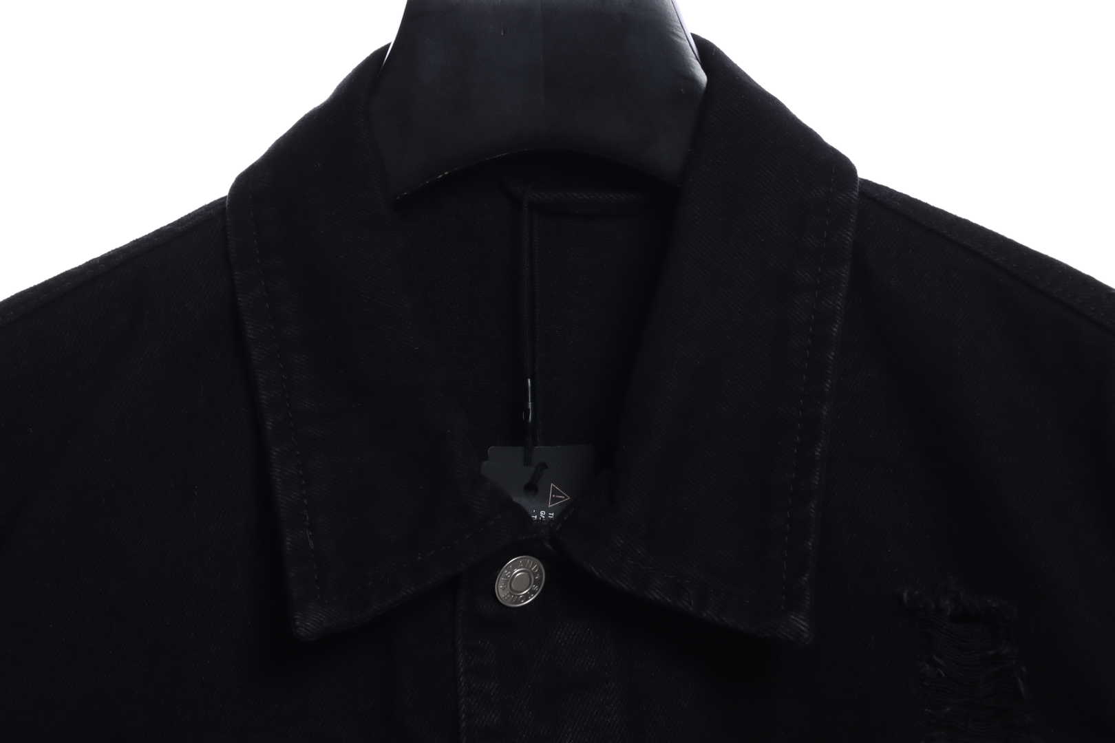 St0ne Island distressed armband denim jacket