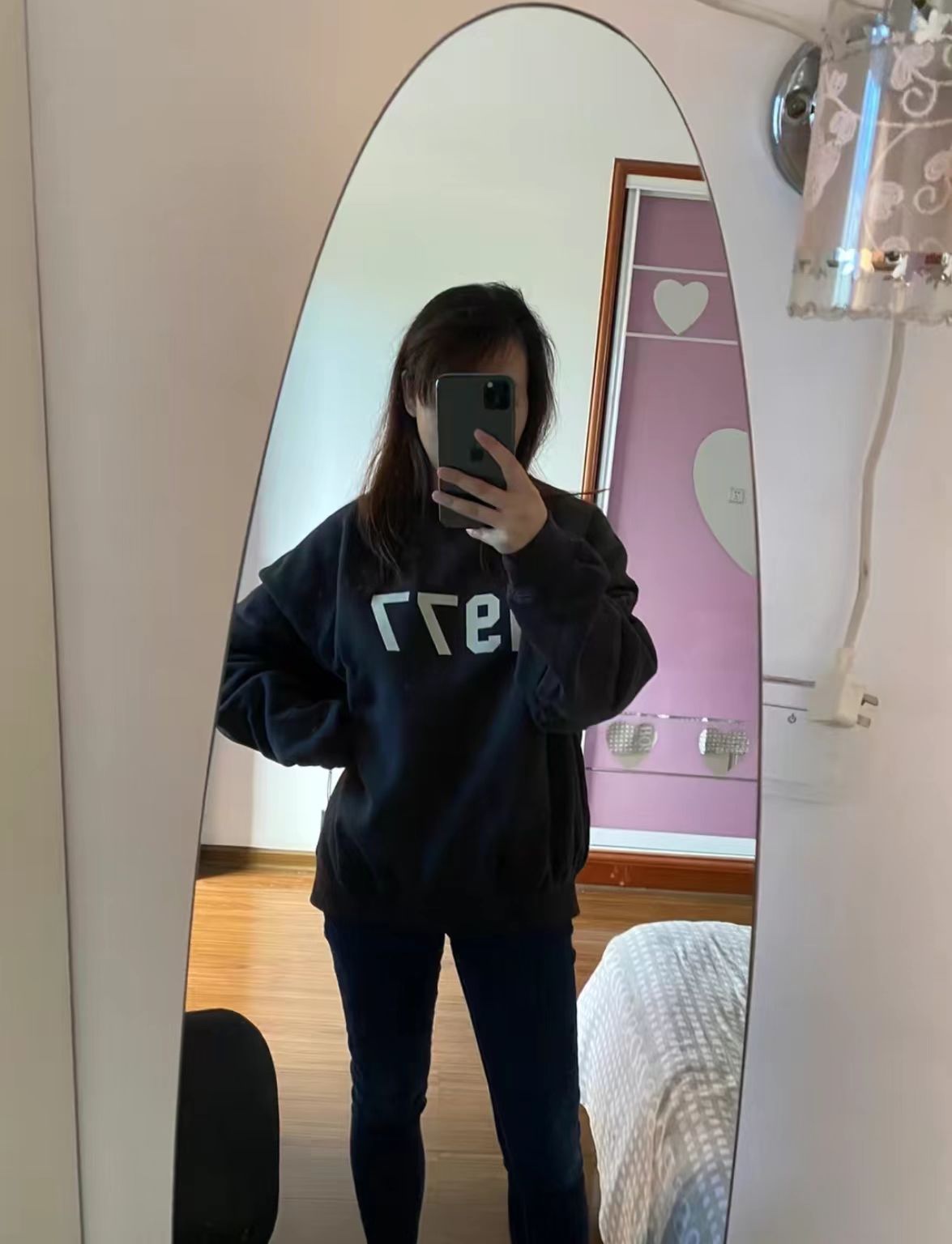 Ess3nt1als F0G 1977 flocking plus fleece sweater