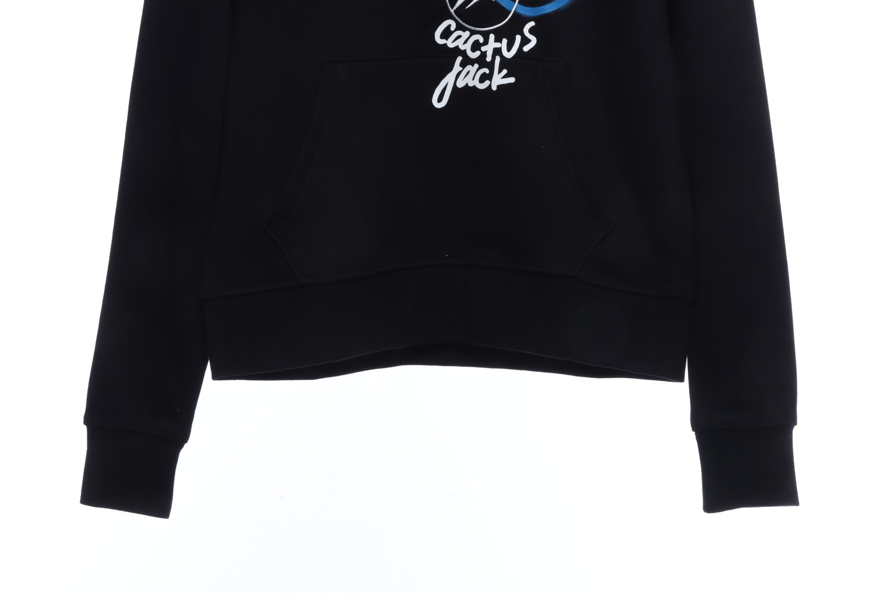 AJ x Travis ScottxFragment Design Triple Joint AJ Portrait Lightning ⚡️Logo Print Hoodie