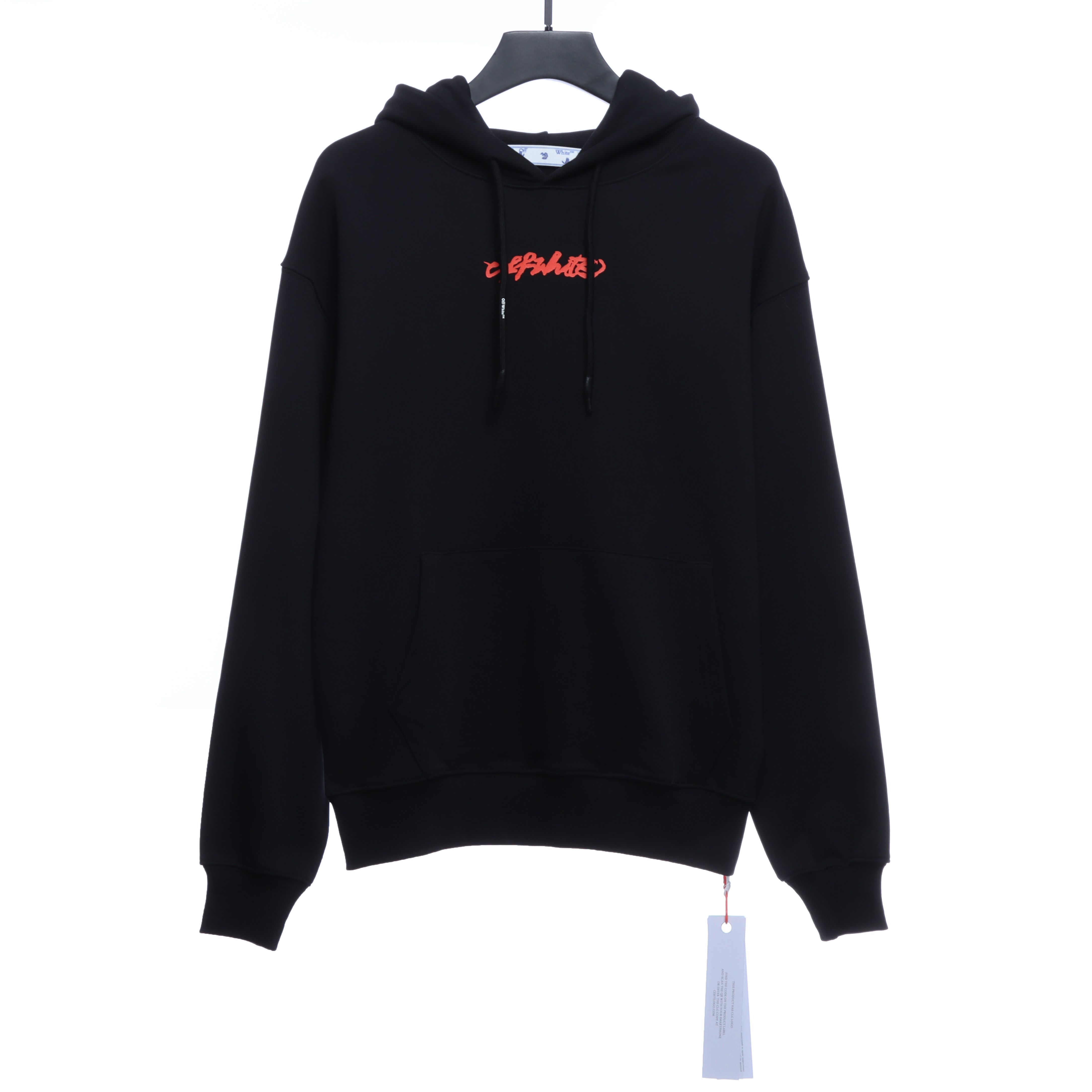 OFFWHITE (OW) environmental limited logo red arrow hoodie