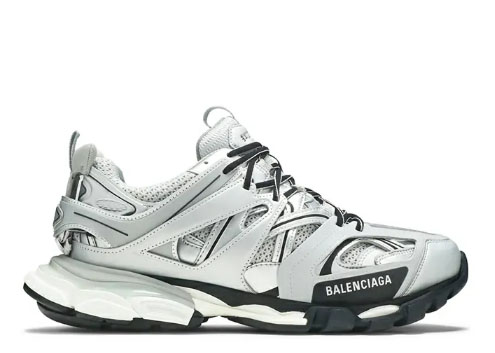Balenciag* Track Trainer ‘Metallic Silver’