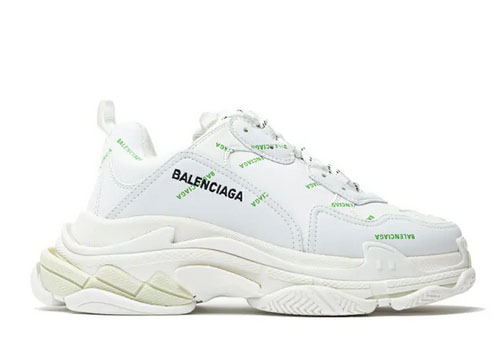 Balenciag* Triple S Sneaker ‘All Over Logo – White’ (W)