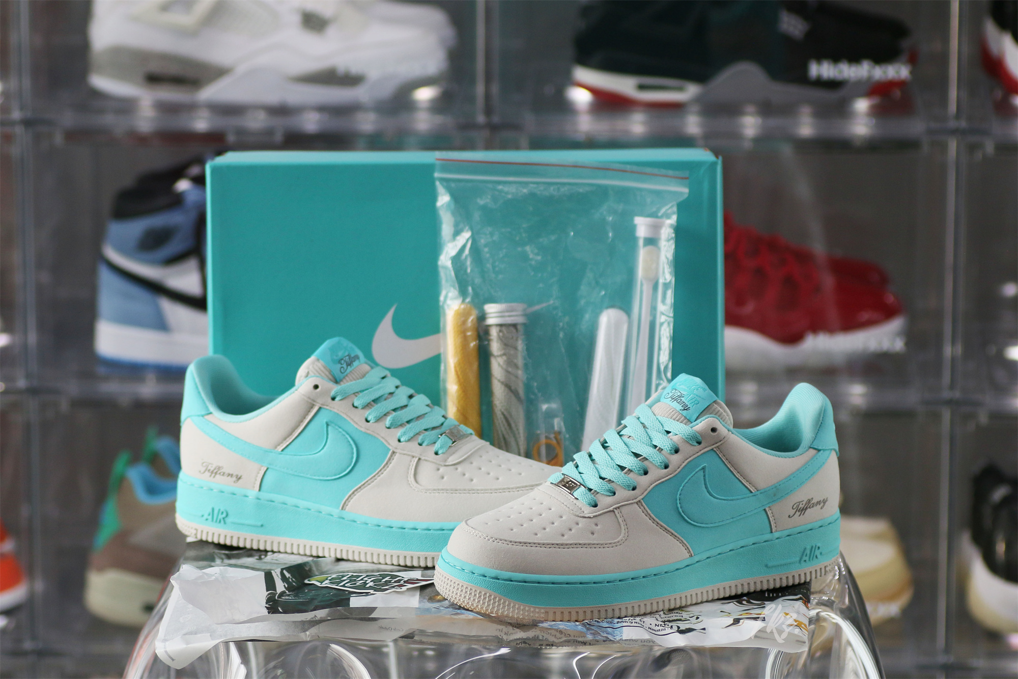 Custom Tiffany x Air Force 1 White Blue