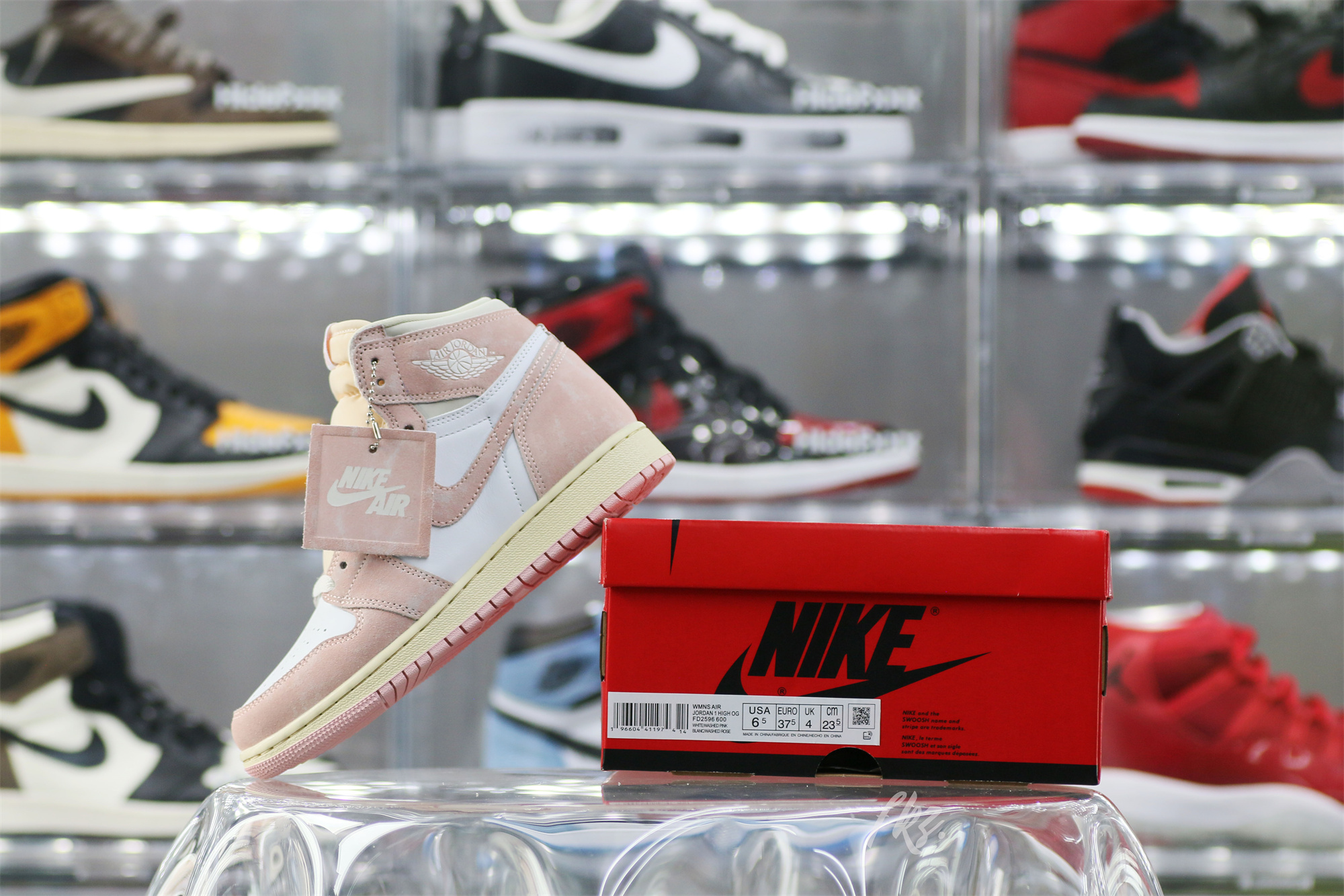 Air Jordan 1 Retro High OG ‘Washed Pink’ Wmns