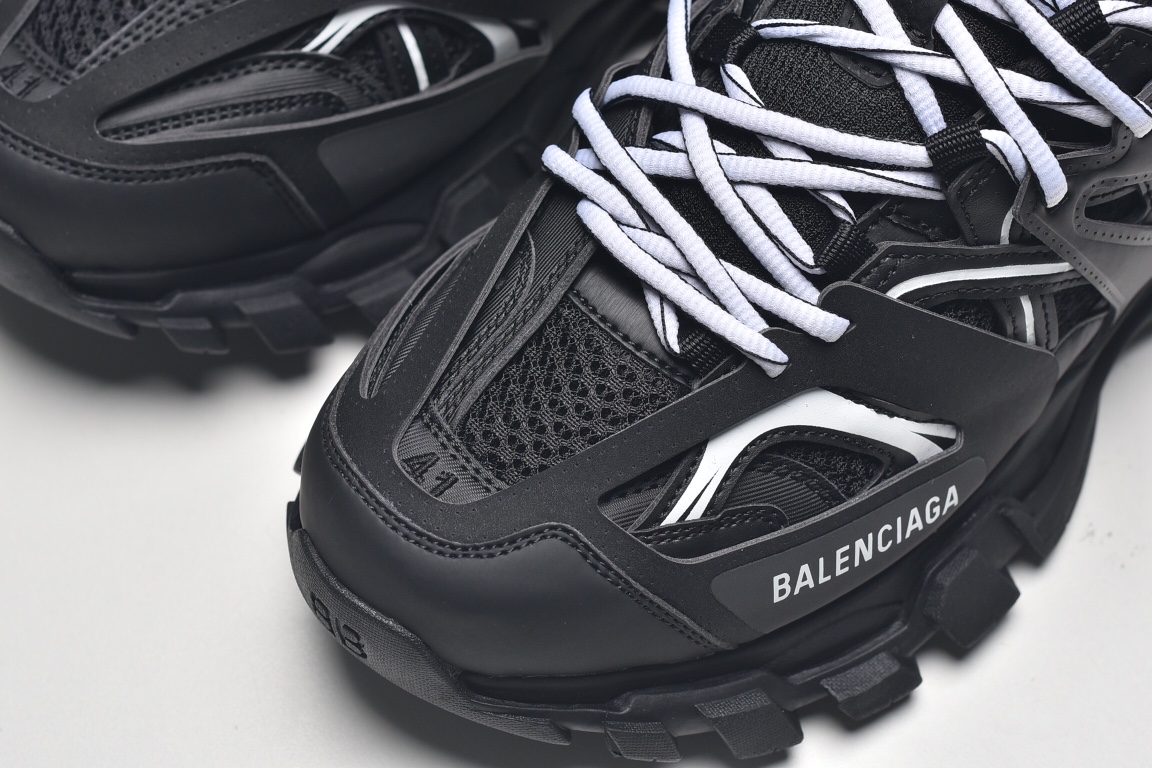 Balenciag* Track Sneaker ‘Black White’