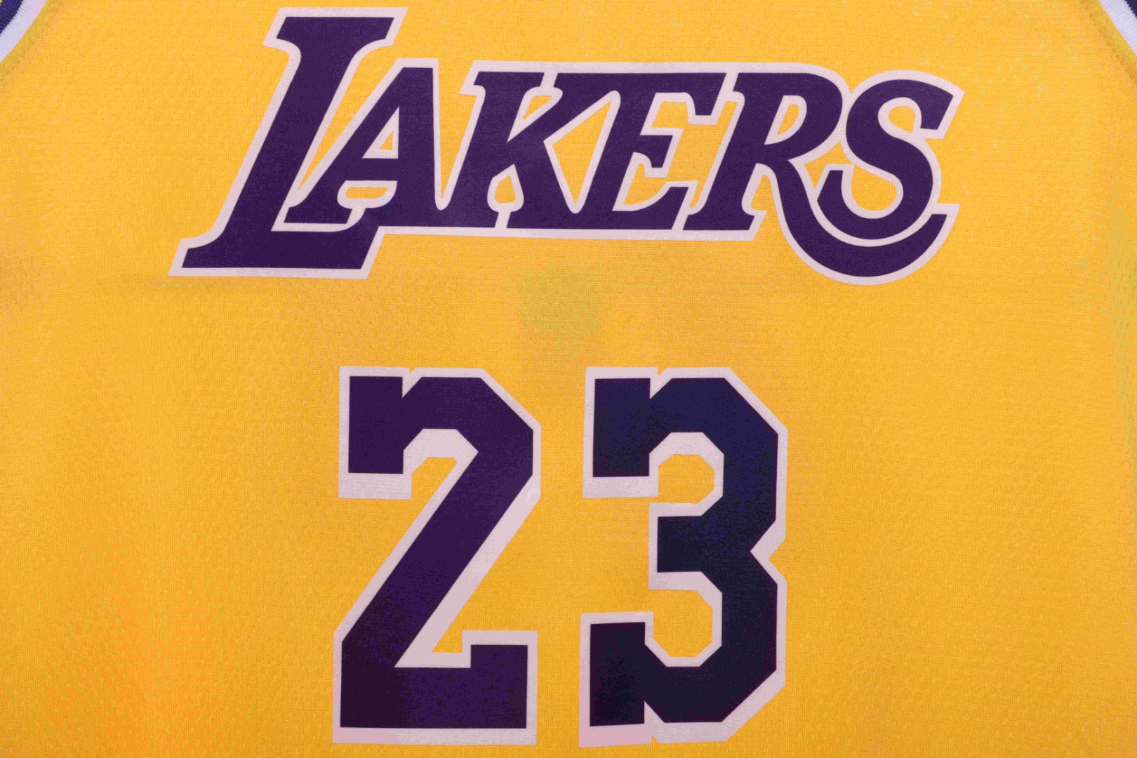James Lakers home jersey No. 23