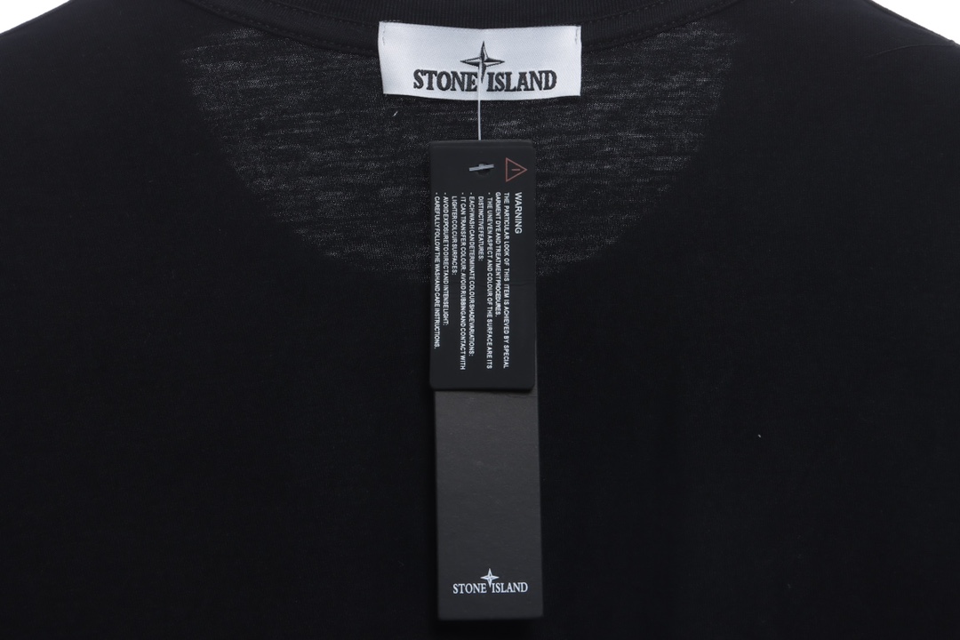 Stone island cross logo printing short sleeves