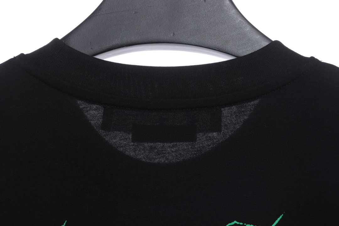 OW green mushroom printing short sleeves