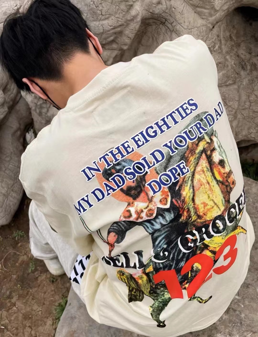 RRR123 Knight print short-sleeved T-shirt