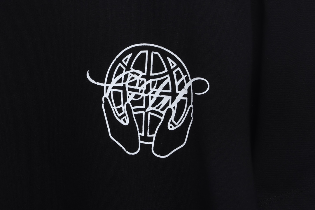 OW palm arrow print short sleeves