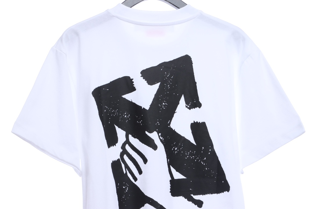 OW palm arrow print short sleeves