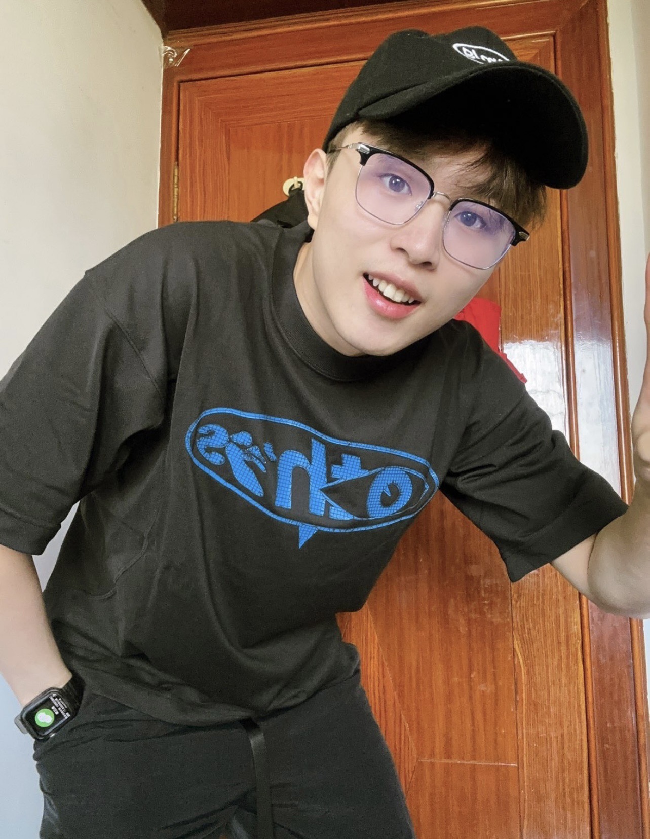 Nike co-OW asymmetrical hem letter printing short sleeves