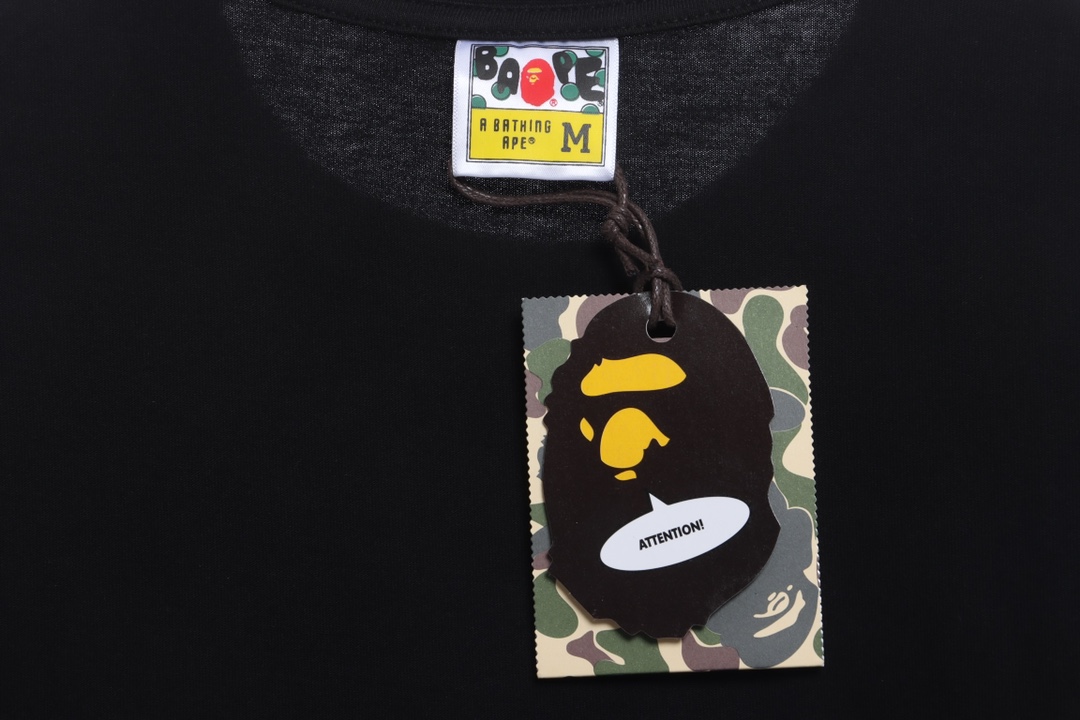 BAPE grid camouflage ape-man with short head and white sleeves