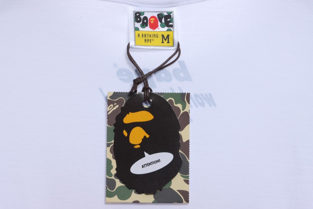 BAPE ape head crazy world series short sleeves