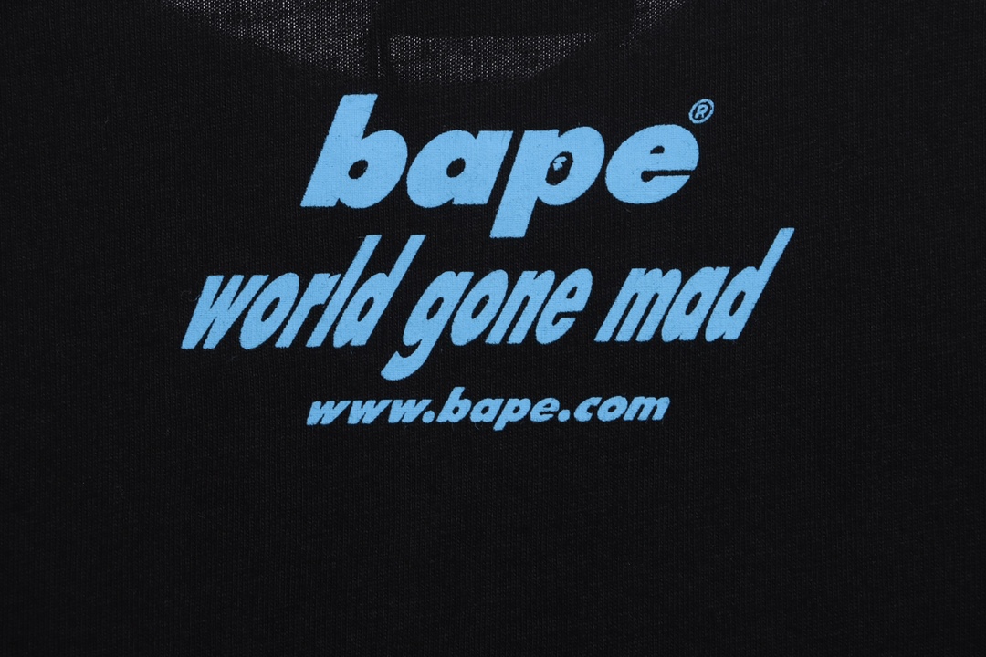BAPE ape head crazy world series short sleeves