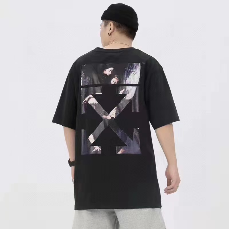 OW angel oil painting short sleeve