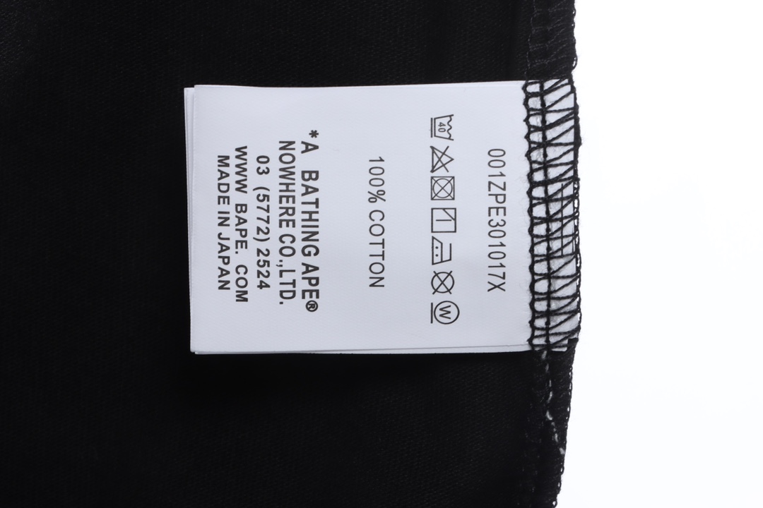 BAPE ape head crazy world series short sleeves