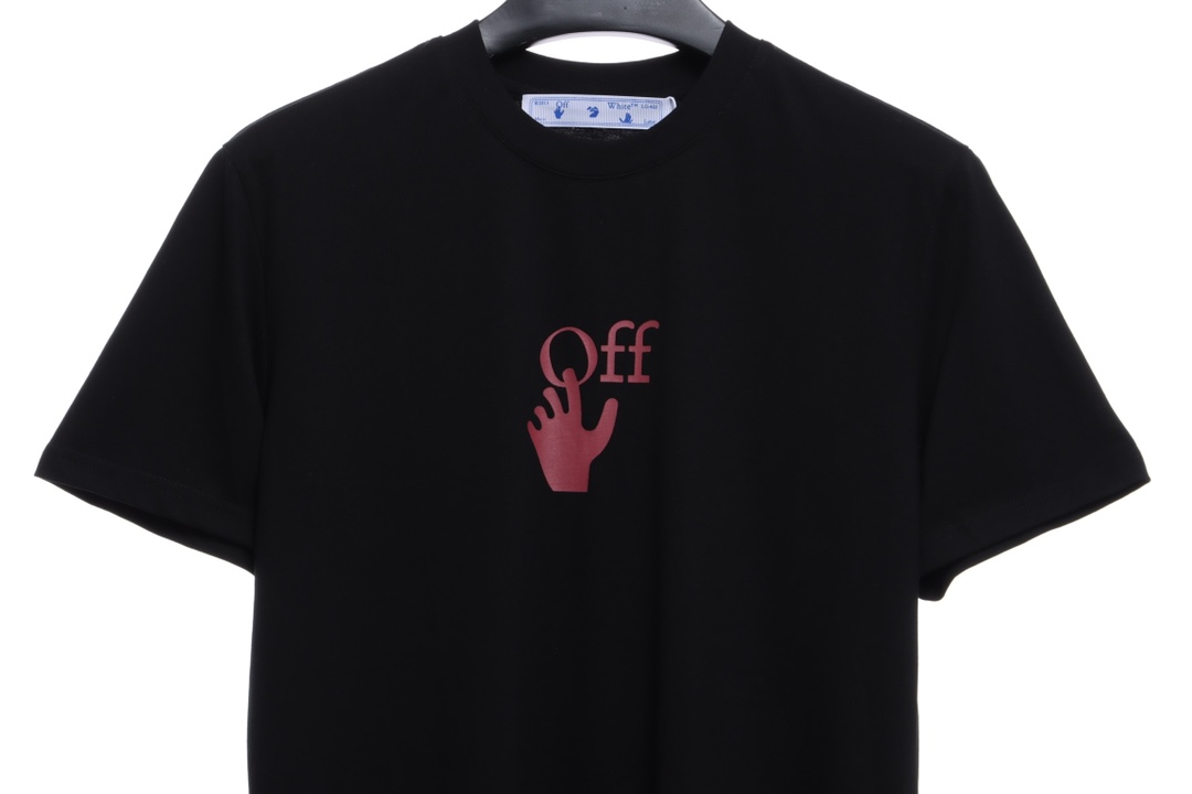 OW logo red graffiti arrow skull short sleeves