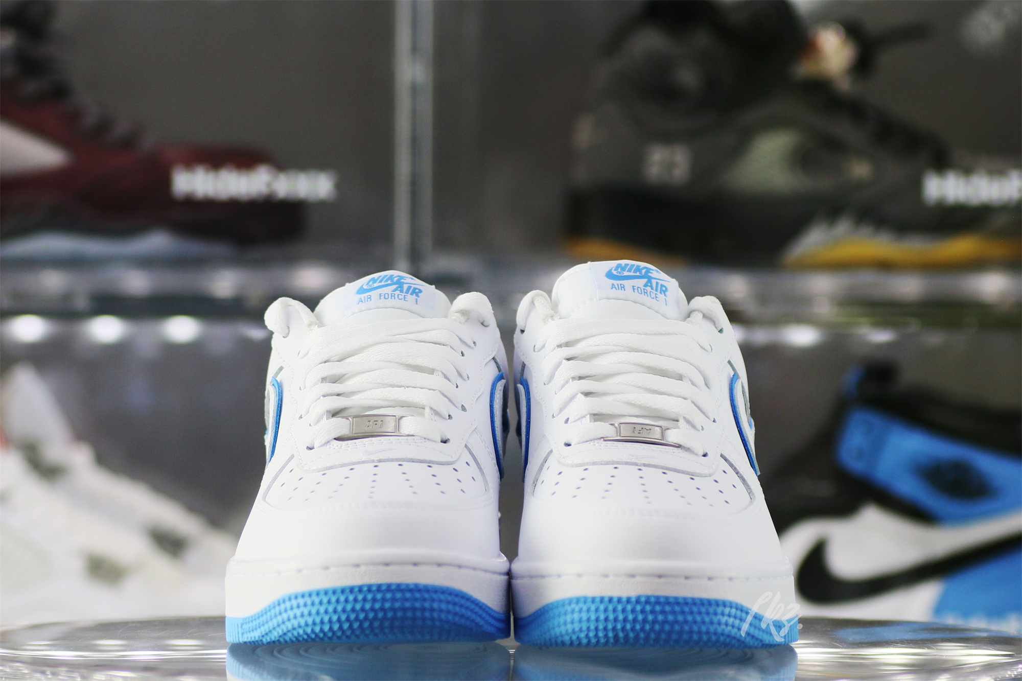 Nike Air Force 1 ’07 Low White University Blue Sole
