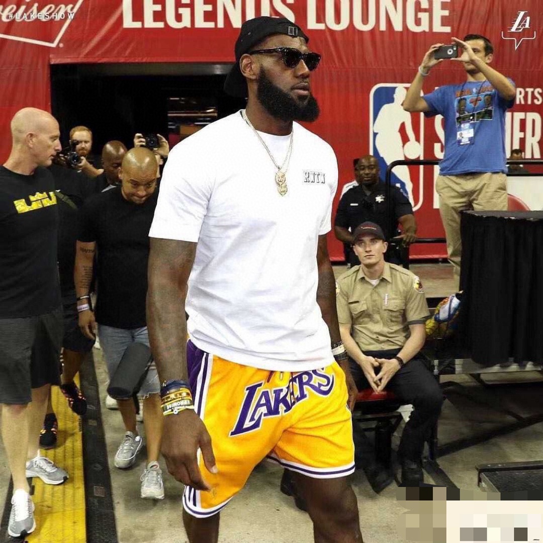 NBA vintage Los Angeles Lakers shorts