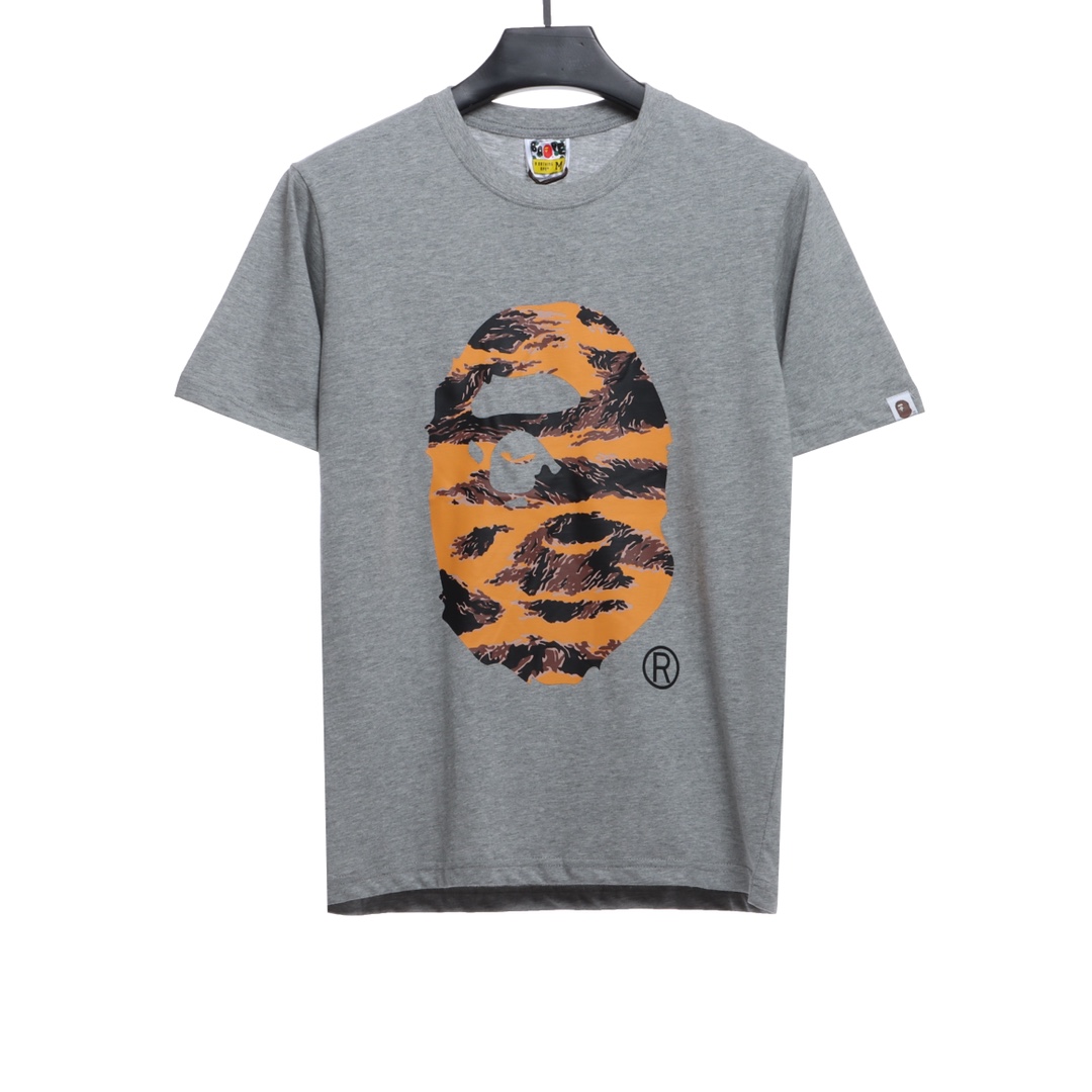 BAPE ape head mountain peak printing short sleeves